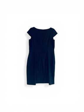 Dress Barn Navy Bodycon Sheath Bandage Dress with Cap Sleeves - Size 16